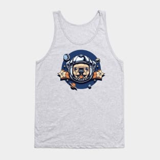 astronaut pug Tank Top